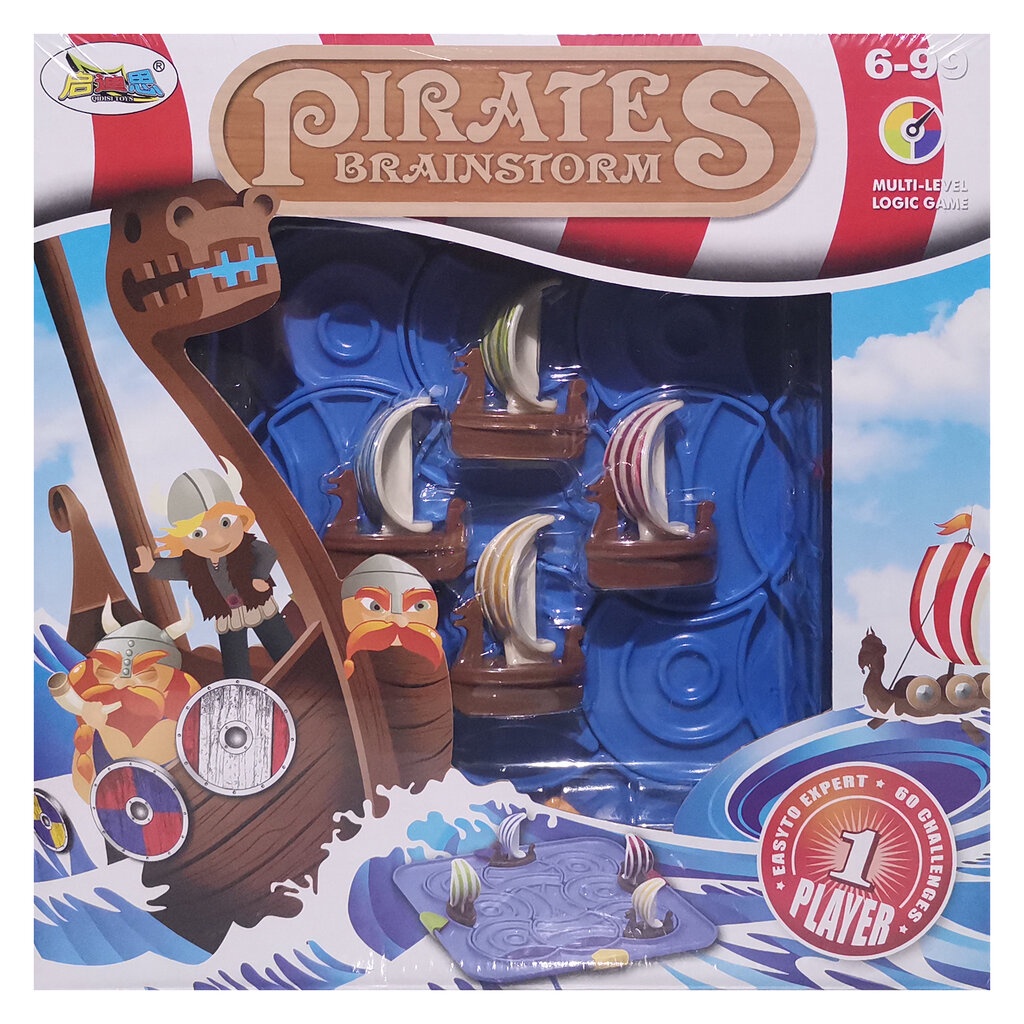 Game Puzzle Pirate Brainstorms Viking Creative Pattern Logic Brain Education Toy เกมโจรสลัดรวมหัว เก