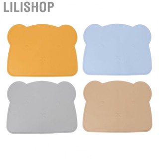 Lilishop Silicone Bear Placemat  Heat Insulation Silicone Placemat  for Restaurant