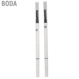 Boda Eyebrow Pen  Double Headed Smudge Proof Sweatproof Auto Rotating Long Lasting 2 in 1 Eyebrow Makeup Pencil  for  Eyebrows