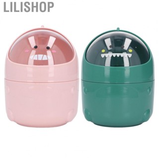 Lilishop Desktop Trash Can  Nonslip Bottom Mini Desktop Trash Can  for Office