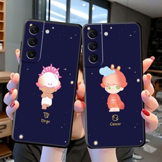 เคสโทรศัพท์มือถือ TPU แบบนิ่ม ลายกลุ่มดาว สิบสองกลุ่มดาว มะเร็ง สําหรับ Samsung Galaxy A53 A52 A32 A30 A23 A22 A21S A80 A73 A72 A71 A70 A60 A54 A51 A50 A42 A34 A33 A14 A10 4G 5G