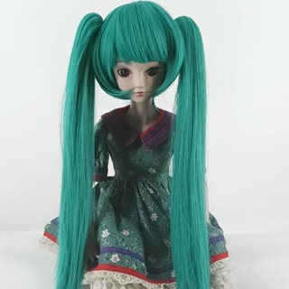 Bjd วิกผมหางม้าคู่ สําหรับตุ๊กตา Hatsune 1/3 1/4 1/6