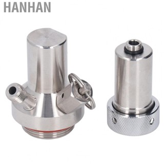 Hanhan Beer Dispenser Tap   Double Fast Connection Design Mini Keg Tap Dispenser  Rust  for Beer Barrel