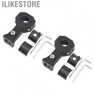 Ilikestore Motorcycle Headlight Clamps  Headlight Bar Clamp Kits Wear Resistant 360 Degree Adjustable  for Trucks