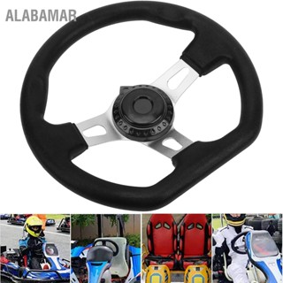 ALABAMAR OffRoad Kart พวงมาลัย 270mm 3 Spokes การปรับเปลี่ยน Universal สำหรับเครื่องยนต์ 150cc250cc