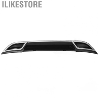 Ilikestore Rear Bumper Lip  ABS Rear Bumper Diffuser Gloss Black Dual Outlet  for  Replacement for MK7 STANDARD