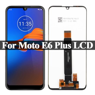 อะไหล่หน้าจอสัมผัส LCD 6.1 นิ้ว พร้อมกรอบ สําหรับ Motorola E6 Plus Moto E6Plus