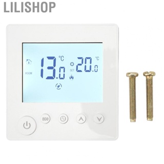 Lilishop Floor Heating Thermostat  Programmable Home Heating Controller Energy Saving Timing Function AC 90V-240V Easy Operation Digital Display  for Home