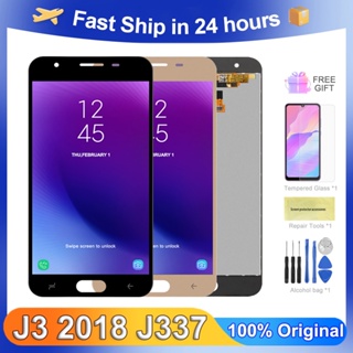 อะไหล่หน้าจอสัมผัส LCD 5.0 นิ้ว สําหรับ Samsung Galaxy J3 2018 J337 Samsung J337