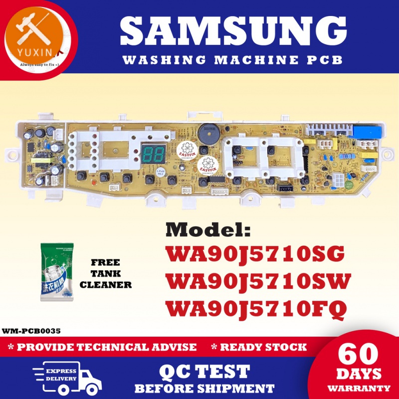 WA90J5710SG / WA90J5710SW SAMSUNG เครื่องซักผ้า PCB WA90J5710FQ WA90J5710