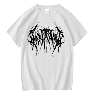 เสื้อยืด ผ้าฝ้าย พิมพ์ลายกราฟฟิค Rapper Ghostemane ขนาดใหญ่ สําหรับผู้ชาย ไซซ์ 4XL 5XL 6XL