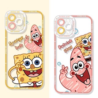 case Samsung Galaxy A24 A14 A33 A73 A34 A54 A74 A70 A22 A32 A01 Note 9 10 Plus 20 S9 S10 S23 S20 FE S21 S22 Ultra 5G เคสโทรศัพท์ การ์ตูน สพันจ์บ็อบ นุ่ม น่ารัก สีใส