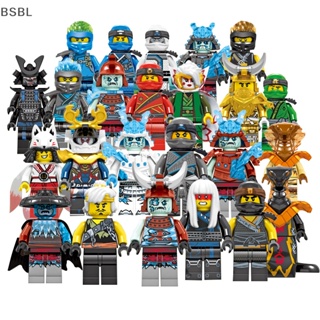 Bsbl ชุดของเล่นตัวต่อฟิกเกอร์ Ninjago Kai Jay Sensei Wu Master ขนาดเล็ก 24 ชิ้น