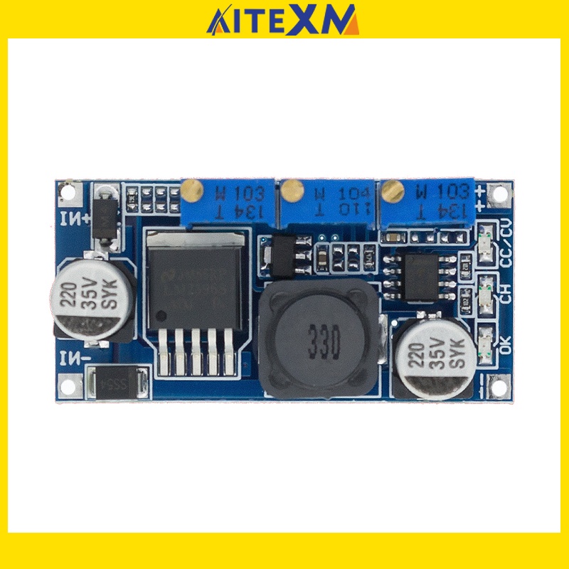 LM2596 LED Driver DC-DC Step-down โมดูลจ่ายไฟ CC/CV แบบปรับได้