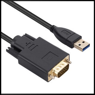 Zevaret อะแดปเตอร์แปลงสายเคเบิ้ล Usb 3.0 เป็น Vga โปรเจคเตอร์กราฟฟิคการ์ดภายนอก