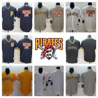 MLB Pittsburgh Pirates เสื้อยืดเบสบอลบุรุษ