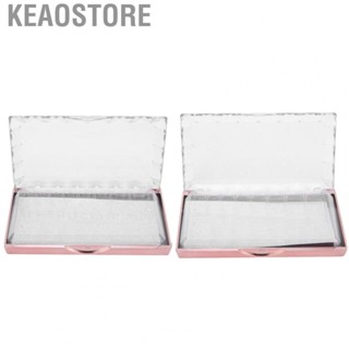 Keaostore Fake Nail Storage Case  Portable Box Flexible Operation Good Sealing Performance for Shop