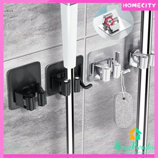 [พร้อมส่ง] 304 Stainless Steel Mop Hook Mop Holder Mop Clip Broom Clip Free Punch Storage Mop Holder/bathroom Wall Sticker Clip/broom Mount Mop Clip