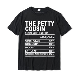 เสื้อยืด ผ้าฝ้าย พิมพ์ลาย The Petty cousin ขนาดใหญ่ เหมาะกับของขวัญ สําหรับผู้ชาย