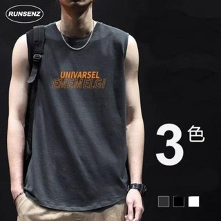 เสื้อแขนกุดลําลอง ทรงหลวม ขนาดใหญ่ สไตล์เกาหลี สําหรับผู้ชาย ไซซ์ M - 8XL