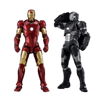 พร้อมส่ง ของแท้ 100% Threezero 3A DLX Iron Man MK3 Wrr machime MK2 1/12 โมเดลตัวละครภาพยนตร์ ของขวัญ ของเล่นสําหรับเด็ก