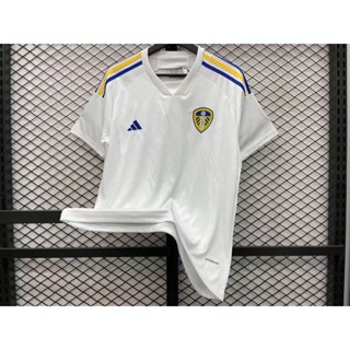 [Fans] เสื้อกีฬาแขนสั้น ลายทีมชาติฟุตบอล Leeds United 2324 คุณภาพสูง เวอร์ชั่นไทย 1:1