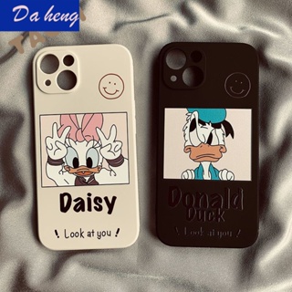 ใหม่ เคสโทรศัพท์มือถือ กันกระแทก ลายโดนัลด์ดั๊ก ดอกเดซี่ สําหรับ Iphone 1211 Xr 13XS 14Pro TBUQ