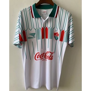 เสื้อกีฬาแขนสั้น ลายทีมชาติฟุตบอล Fluminense Away 1993 สไตล์วินเทจ ไซซ์ S-XXL AAA