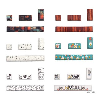 Aod Elegant PBT ปุ่มกดคีย์บอร์ด 4 ปุ่มกด DIY สําหรับเล่นเกม
