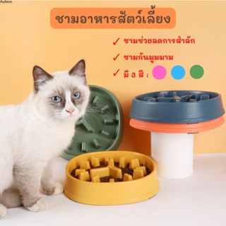 Ready Dog Cat Bowl Slow Feeders Pet Feeding Food Bowls Puppy Feeders ป้องกันโรคอ้วน Anti Choke Serein