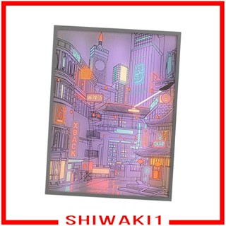 [Shiwaki1] โคมไฟ LED เปลี่ยนสีได้ สําหรับติดตกแต่งผนังบ้าน