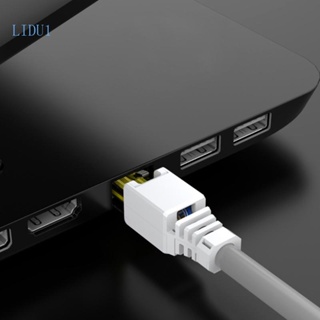 Lidu1 ตัวเชื่อมต่อ CAT6 RJ-45 8 ตําแหน่ง 8 ตัวนํา