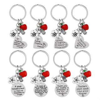 New THANK YOU GIFT FOR TEACHER -Teacher Gift Nursery Teacher Keyring Keychain