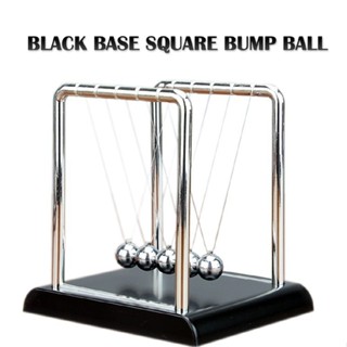 Mini Newtons Cradle Science Accessory Physics Desk Balls Balance Swing Toy