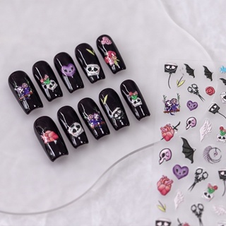 [Constellation Nail] สติกเกอร์ ลาย Devils Love 5D สําหรับติดตกแต่งเล็บ TS-2823