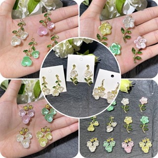 ที่คาดผม โลหะผสมอะคริลิค ลายดอกไม้ แฮนด์เมด DIY สําหรับทําเครื่องประดับ ต่างหู สร้อยคอ พวงกุญแจ