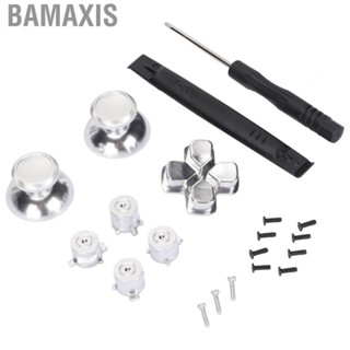 Bamaxis Gamepad Buttons Metal Controller Joystick Key Accessories Silver For PS5 Han CHP