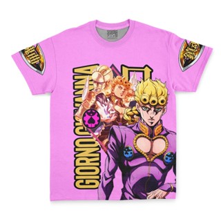 เสื้อยืด พิมพ์ลาย Giorno Giovanna Jojos Bizarre Adventure แฟชั่นสตรีท