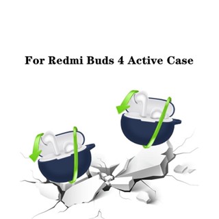 【ของแท้】เคสหูฟัง แบบนิ่ม สีพื้น สําหรับ Redmi Buds 4 Redmi Buds 4