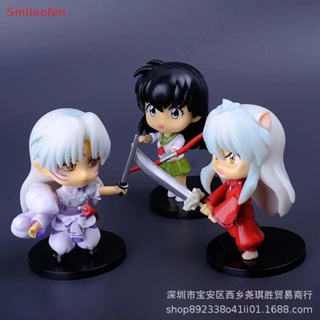 [Smileofen] ใหม่ โมเดลฟิกเกอร์ PVC อนิเมะ Inuyasha Sesshoumaru Higurashi Kagome Kikyo Kawaii