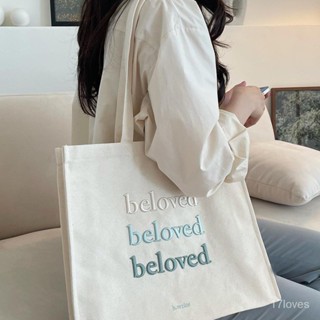 [COD พร้อมจัดส่ง] Tote bag กระเป๋าสะพายไหล่ กระเป๋าโท้ท ผ้าแคนวาส แต่งโบ สไตล์ฮาราจูกุ เรียบง่าย ความจุขนาดใหญ่ สำหรับเด็กผู้หญิง ผ้าใบตัวอักษร MKSD