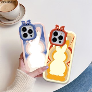 Realme Narzo 50 เคสเรียวมี สำหรับ Case Cartoon Rabbit เคส เคสโทรศัพท์ เคสมือถือ Full Cover Hard Phone Cases Casing