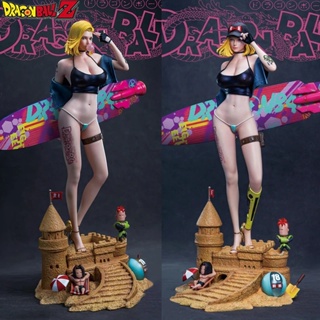 โมเดลฟิกเกอร์ PVC อนิเมะ Dragon Ball Z Lazuli Android 18 ของเล่น ของสะสม ของขวัญ สําหรับเก็บสะสม