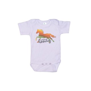 ชุดรอมเปอร์ ลายม้า My Siblings Have Hooves สําหรับเด็กทารก#039;S Raglan MKKM