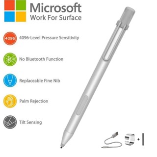 ปากกาสไตลัส พื้นผิว สําหรับ Microsoft Surface Pen Pro 9 8 7 6 5 4 3 X Go Studio Laptop with Palm Rejection MPP2.0