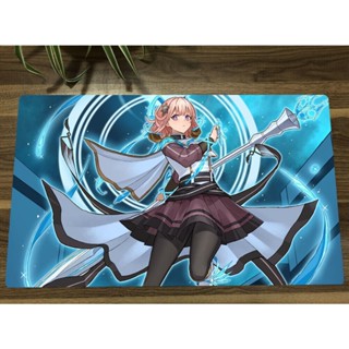 Yugioh Playmat Exorsister Caspitelle TCG CCG แผ่นรองเมาส์ สําหรับเล่นเกม