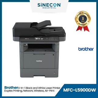 Brother Printer บราเดอร์ MFC-L5900DW - เครื่องพิมพ์เลเซอร์ขาว-ดำ มัลติฟังก์ชัน