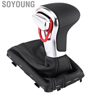 Soyoung AT Shift Knob  Ergonomic with Dustproof Cover for Automatic Transmission Model A5 A4L Q5 B8 B8PA Left Hand Drive