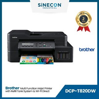 Brother Printer เครืื่องพิมพ์ DCP-T820DW เครื่องพิมพ์มัลติฟังก์ชันอิงค์แท็งก์มีระบบพิมพ์สองหน้า