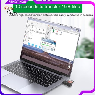[Ft] เครื่องอ่านการ์ด USB 3.0 TF SD เอาท์พุตเสถียร อุปกรณ์เสริม สําหรับคอมพิวเตอร์ แล็ปท็อป